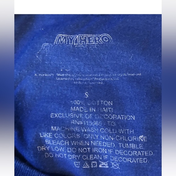 My Hero Academia Mei Hatsume Blueprint Anime T Shirt Small - Picture 4 of 4